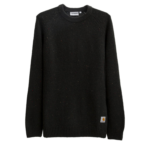 Carhartt WIP Anglistic Sweater Speckled Dark Cedar I010977_15S_XX Degli Uberti